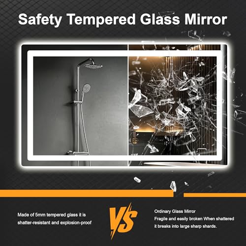 LED Bathroom Vanity Mirror with Lights