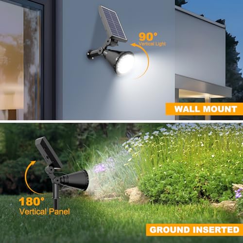 Solar Lights Outdoor Waterproof Spot Lights (4 Count)