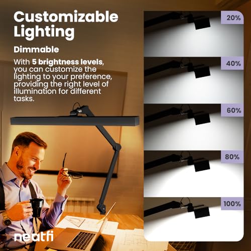 3 000 Lumens Ultra LED Desk Lamp with Clamp