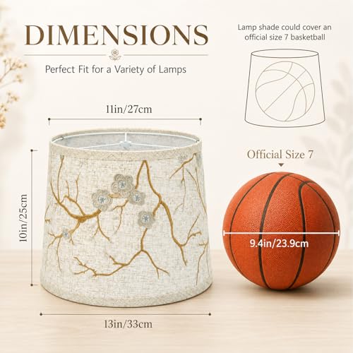 Drum Lampshades for Table Lamps (2 Count)
