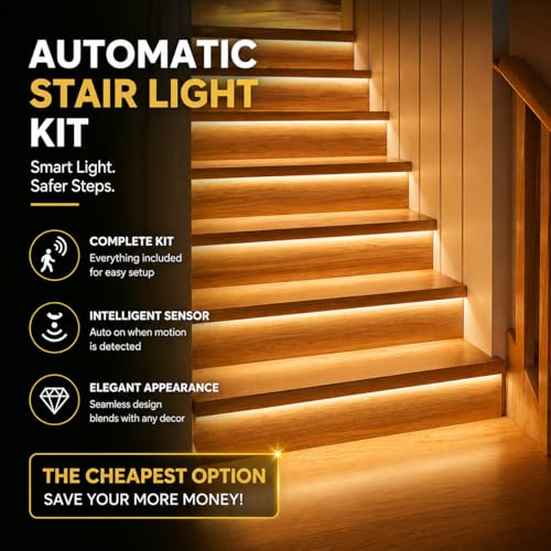 20 Step Motion Activated Stair Lights Kit (20 Count)