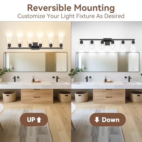 6 Light Bathroom Light Fixtures