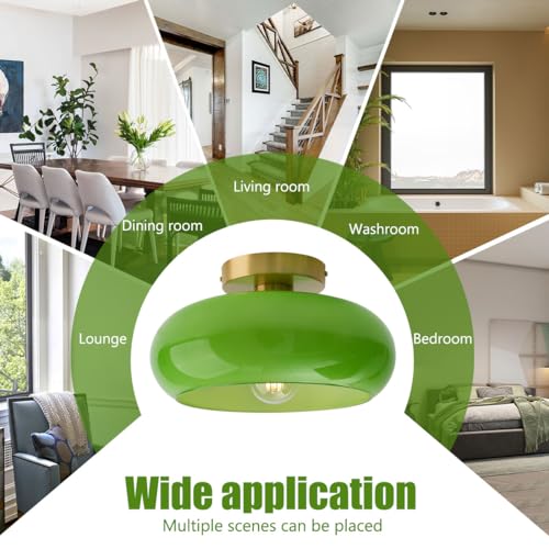Green Ceiling Light