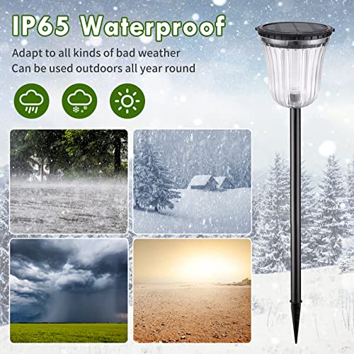 Solar Pathway Lights Outdoor (2 Count)