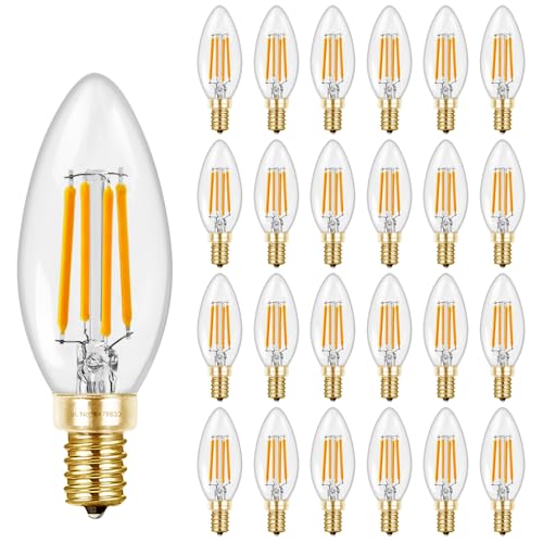 Candelabra Light Bulbs 60W Eq (24 Count)
