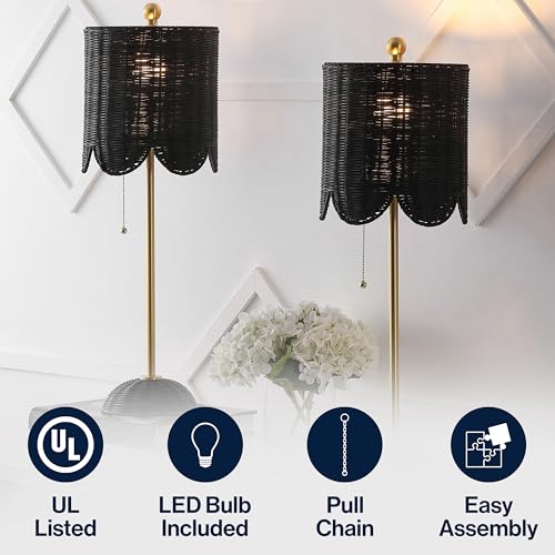 Celerie 27.5" Rattan Buffet Lamp (2 Count)