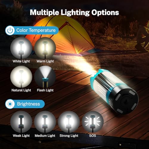 Rechargeable 10000mAh Camping Light with Stand
