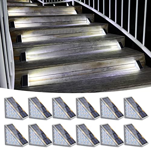 Solar Stair Lights 12 Pack (12 Count)