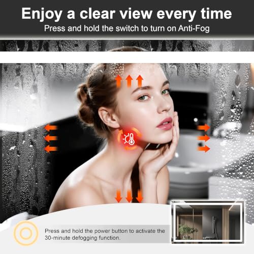 LED Bathroom Vanity Mirror with Lights
