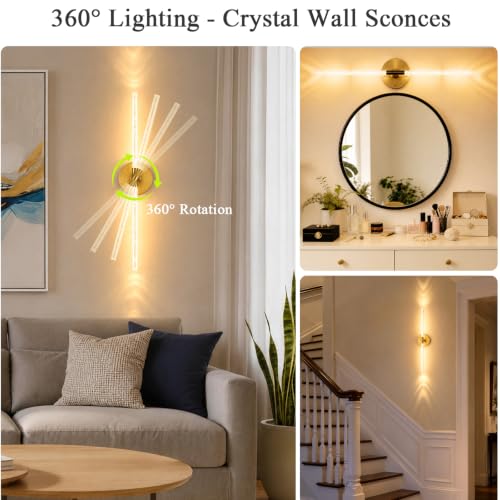 Rechargeable Wall Lights Battery Operated Sconce 2Pack (2 Count)