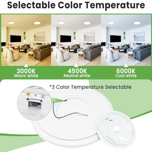 LED Ceiling Light 9Inch (2 Count)
