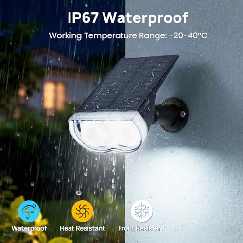 Solar Spot Lights Outdoor Waterproof (2 Count)