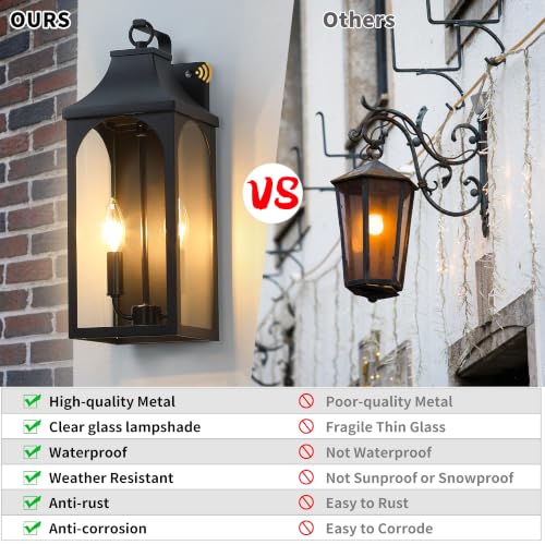 17 Inch Dusk to Dawn Outdoor Wall Lights