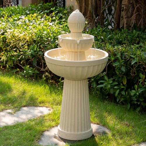 37.80” H Outdoor Water Fountain Made with Eco