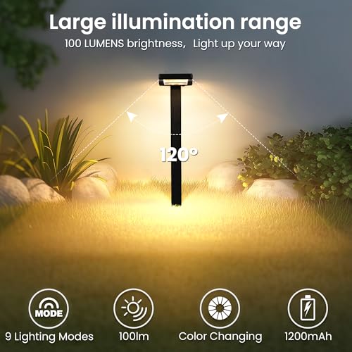 Solar Pathway Lights Outdoor (6 Count)