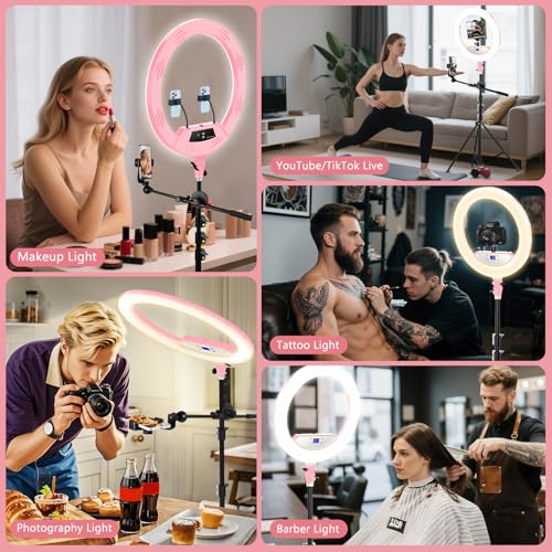 Large 22" Ring Light with Stand for iPad iPhone Barber
