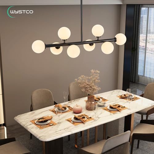 Mid Century Modern Globe Sputnik Chandelier