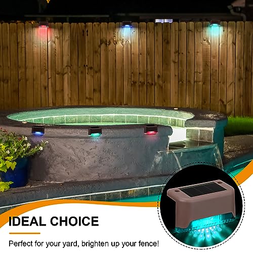 32 Pcs Solar Deck Step Lights Outdoor