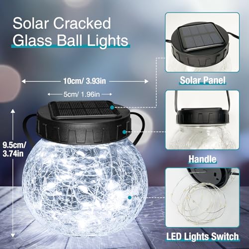 Solar Lanterns Outdoor Waterproof 6 Pack (6 Count)