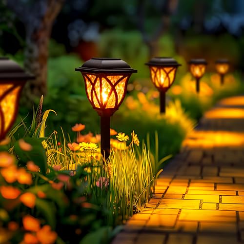 Solar Lights Outdoor Waterproof (6 Count)