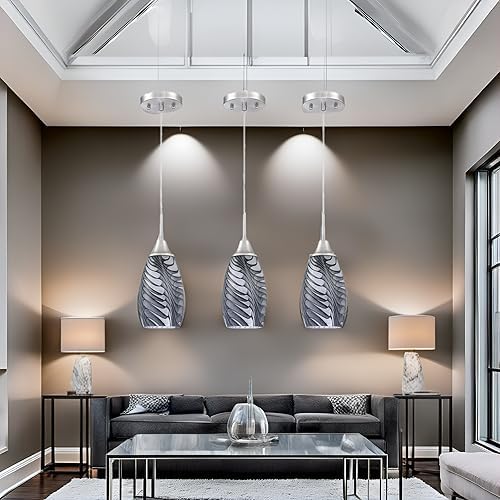 Mini Glass Pendant Light (3 Count)