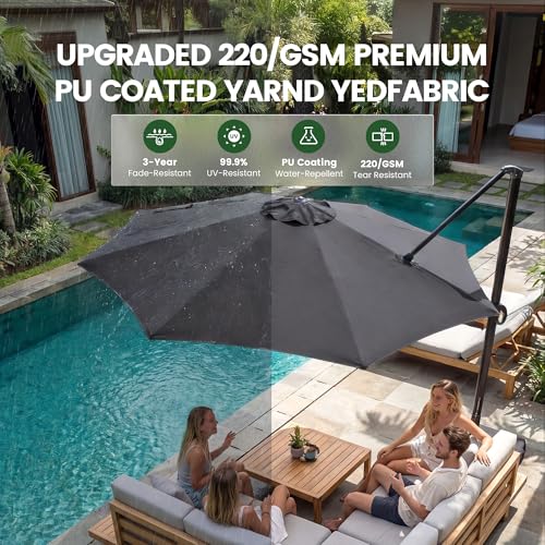 10ft Patio Umbrella with Base Included