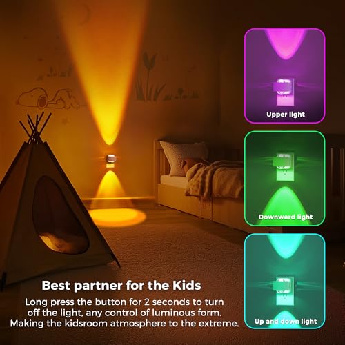 Night Light Color Changing Night Lights Plug into Wall RGB