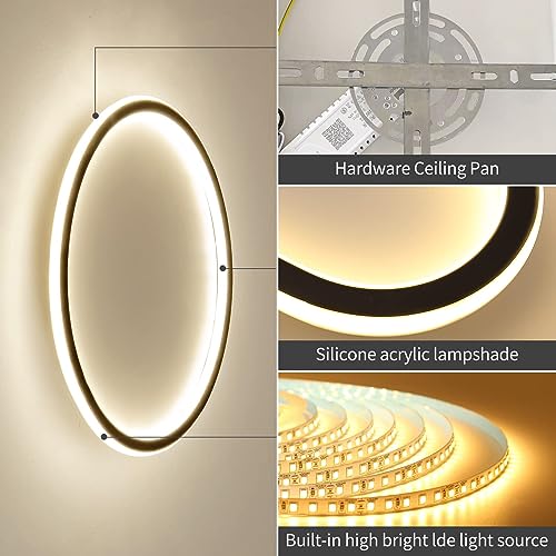 15.7 Inch Flush Mount Ceiling Light