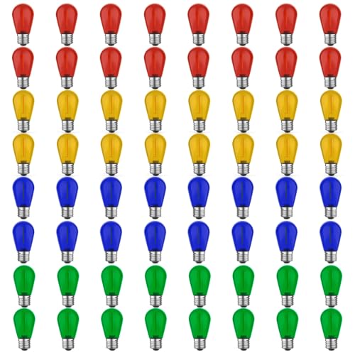 Colored Light Bulbs 64 Pack (64 Count)