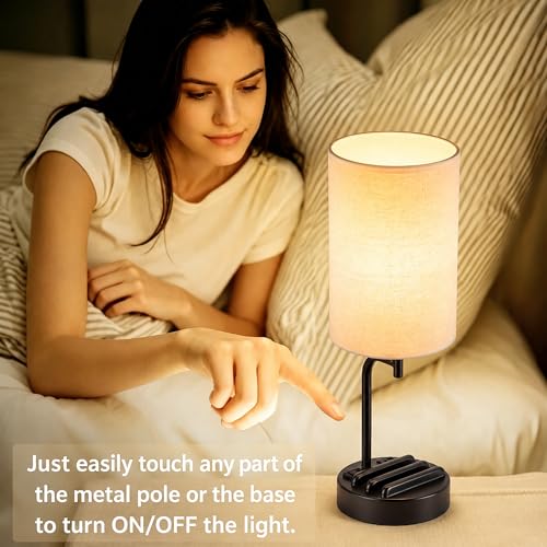 Touch Control USB Table Lamp with USB C