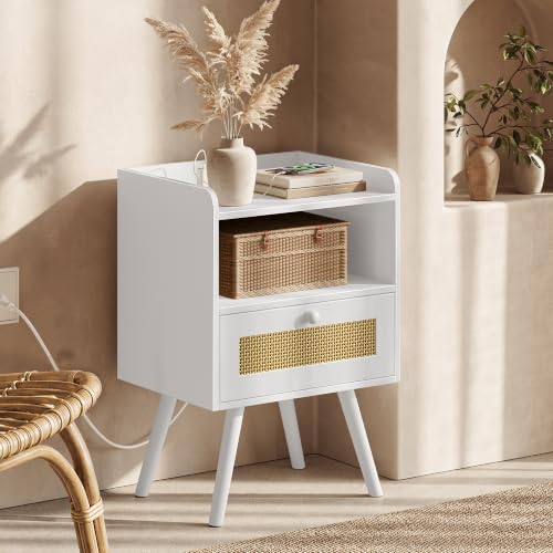 Nightstands with Charging Station (2 Count)