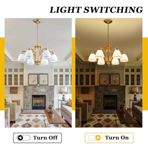 6 Light Modern Gold Chandelier with Frosted Glass Lampshade Height Adjustable Max 47" Hanging Ceilling Light for Dining Room Entryway Hallway Kitchen Foyer