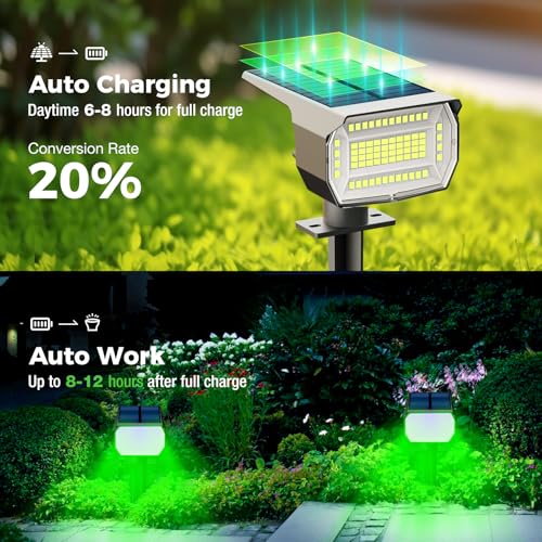 Solar Spot Lights Outdoor (4 Count)