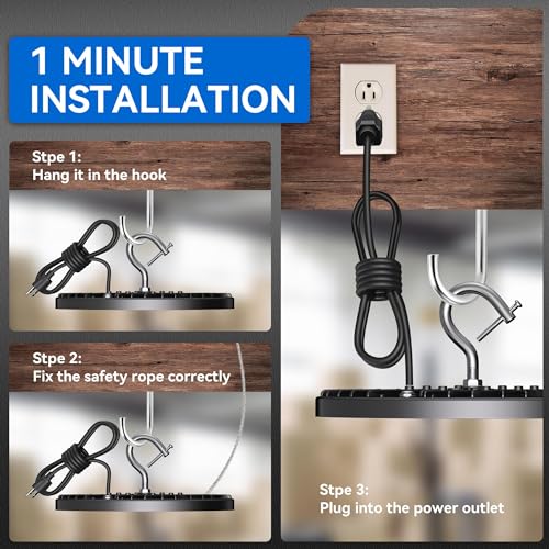 4 Pack UFO LED High Bay Light 200W (4 Count)