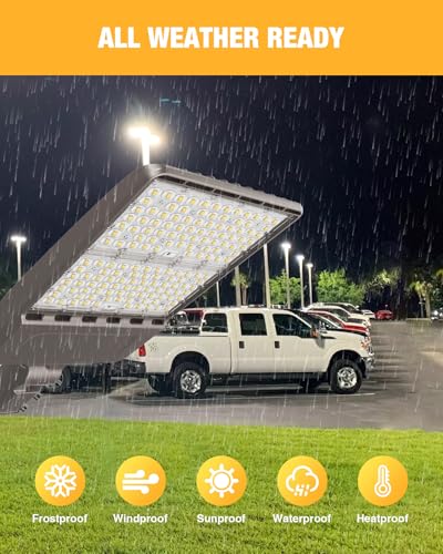 LED Parking Lot Light 300W 42000LM 5000K