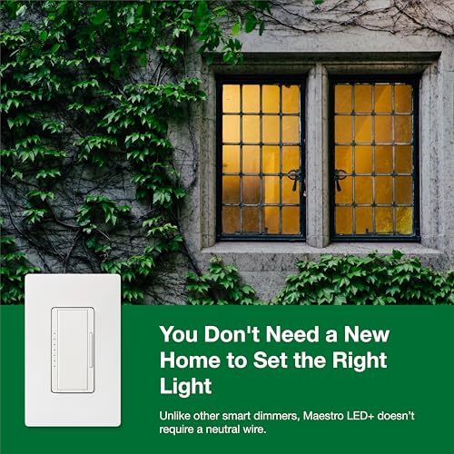 Maestro LED+ Dimmer Switch for Dimmable LED