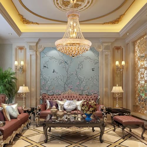 22 Inch Gold Crystal Eiffel Tower Chandelier