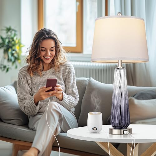 Modern Glass Table Lamps