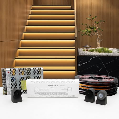 Intelligent Motion Triggered LED Stair Lighting Kit KMG (14 Count)
