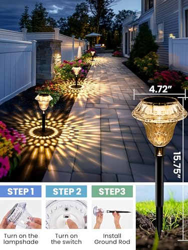 Solar Pathway Lights (6 Count)
