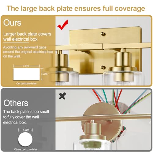 4 Light Bathroom Light Fixtures (4 Count)