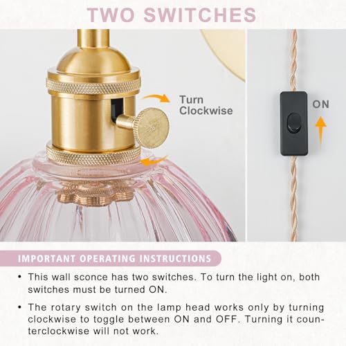 Plug in Wall Sconce