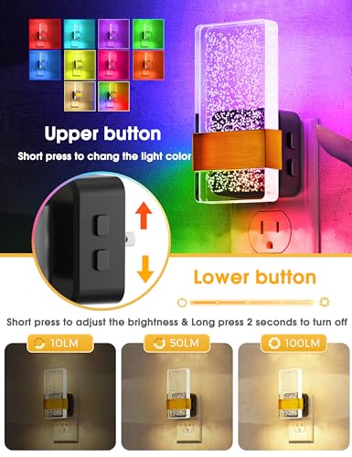 Night Lights Plug Into Wall (2 Count)