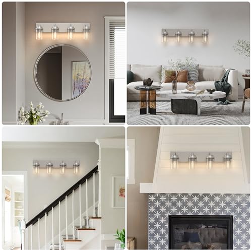 Bathroom Lighting Fixtures (4 Count)
