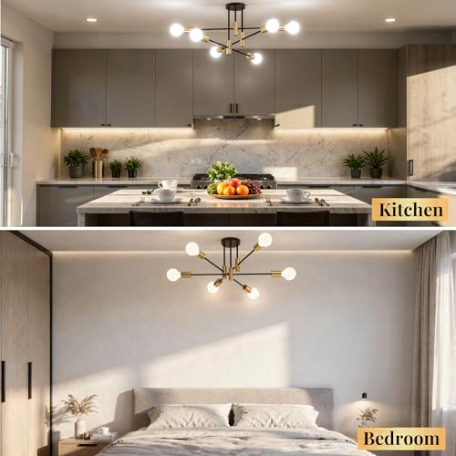 Modern Sputnik Chandelier