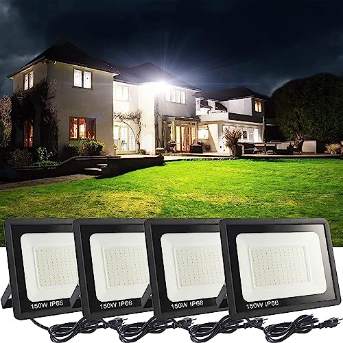 4Pack LED Flood Light Outdoor (4 Count)