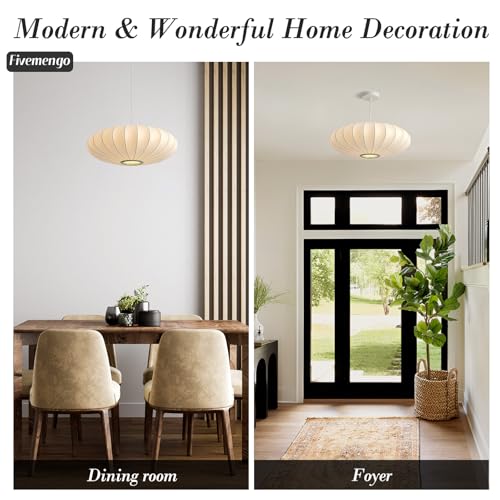 20in Lantern Pendant Light Bubble Saucer