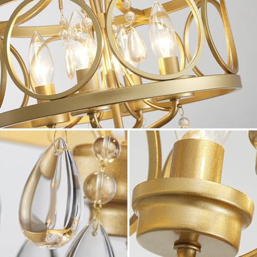 Crystal Ceiling Light Fixture