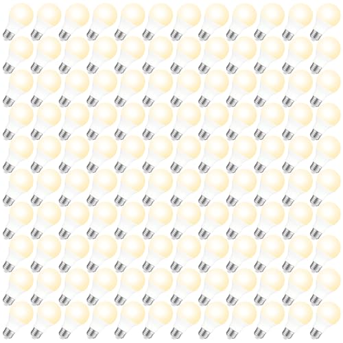 120 Pack A19 LED Light Bulbs Dimmable (120 Count)