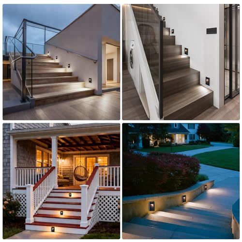 4 Pack Vertical LED Step Lights (4 Count)